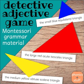 Preview of Detective Adjective Game