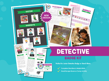 Preview of Detective Badge Kit | Girl Scouts | Juniors