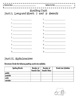 detective barky spelling test dictation worksheets to the rescue by diane smith