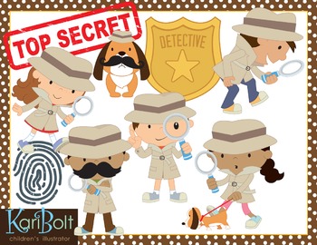 Preview of Detective Clip Art