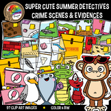 Detective Clipart - Summer Detectives - Crime Scene Photos