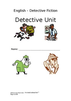 Preview of Detective Fiction Complete Unit of Work and Study Guide