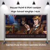 Detective Fiction Genre Overview | POWERPOINT and Printabl