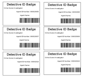 detective id card