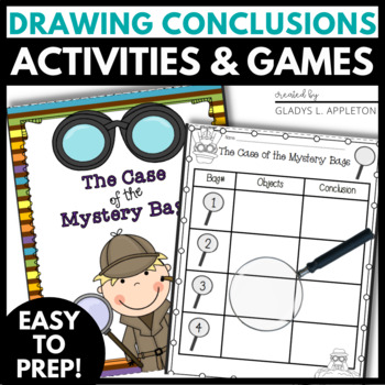 Preview of Drawing Conclusions and Detective Inferences Interactive Activities & Games