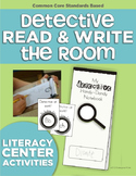 Detective Read & Write the Room Pack (Literacy Center Activities)