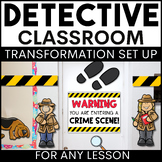 Detective Room Transformation - Mystery Crime Scene Investigation