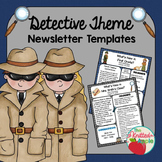 Detective Theme Newsletter Templates