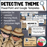 Detective Theme PowerPoint and Google Templates