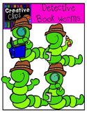 Detective Worms {Creative Clips Digital Clipart}