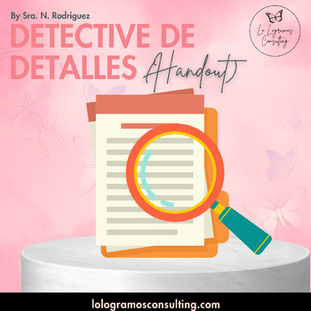 Preview of Detective de Detalles (Handout)