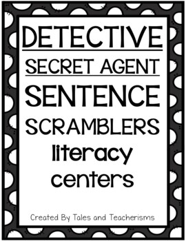 Detectives AND Secret Agents Sentence Scramblers for Liter