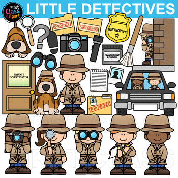 Preview of Detectives Clip Art