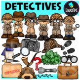 Detectives Clip Art Set (Educlips Clipart)