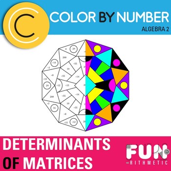 Preview of Determinants of Matrices Color by Number