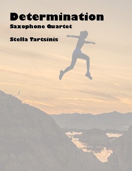 Preview of Determination for Saxophone Quartet - Score and Parts