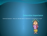 Determine Importance PowerPoint