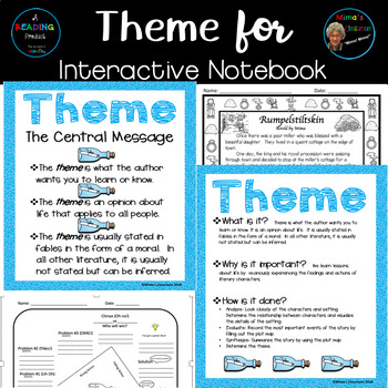 Preview of Determine Theme Summarize Compare and Contrast Similar Themes