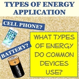 Determine Types of Energy Common Objects Use Station Activ