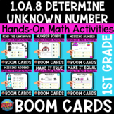 Determine Unknown Number  | 6 Boom Card Decks | 1.OA.8