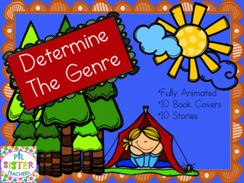 Preview of Determine the Genre: Fiction or Nonfiction (Camping Theme)