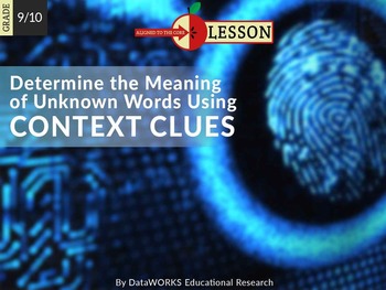 Preview of Determine the Meaning of Unknown Words Using Context Clues