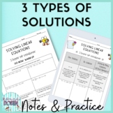 Determine the Number of Solutions Guided Notes