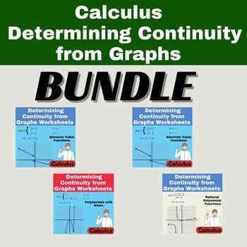 Preview of Determining Continuity from Graphs Bundle  - Calculus