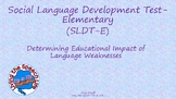 Determining Educational Impact of Social Language Devt Tes