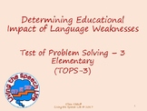 Determining Educational Impact of Test of Problem Solving-