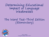 Determining Educational Impact of the Word Test-3