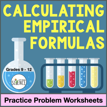 Preview of Empirical Formulas Worksheet