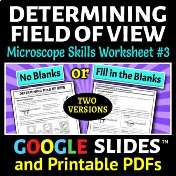 Calculating Field Of View Microscope Worksheet Pdf Micropedia