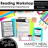 Determining Importance Reading Workshop Unit