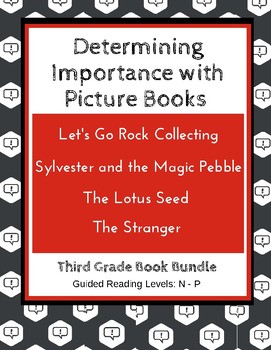 Preview of Determining Importance with Picture Books (Third Grade Super Pack) CCSS