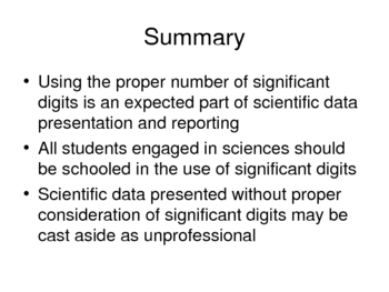 Preview of Determining Significant Digits - Power Point