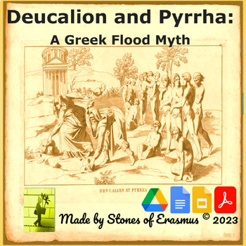 Preview of Deucalion & Pyrrha: Flood Myth in Greek Mythology Series for Grades 8-10 ELA