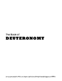 Deuteronomy WORD Guide