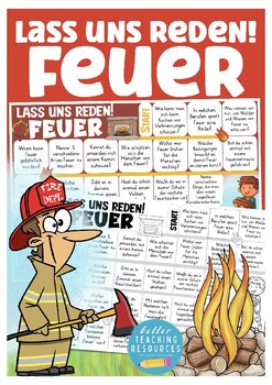 Preview of Deutsch: Feuer Spiel German speaking game