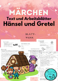 Deutsch/German: Hänsel und Gretel, fairy tale /Printables, text