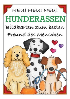 Preview of Deutsch: Hunde / dogs Bildkarten DAF, German flash cards, Wortschatz, picture