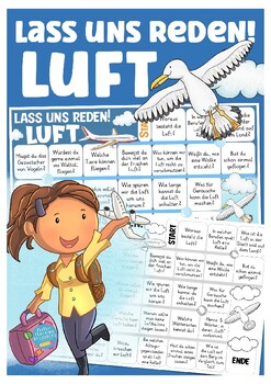 Preview of Deutsch Spiel: LUFT German speaking game about AIR