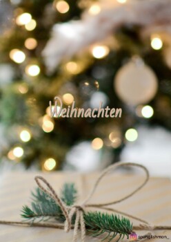Preview of Deutsch Weihnachten/ German Christmas 