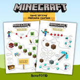 Develop Pencil Control with these MINECRAFT Themed Hand Wr