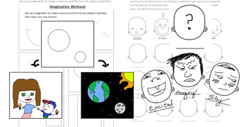 Preview of Developing Creativity Worksheet