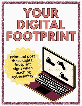 Preview of Developing Digital Footprint Skills - Reminders for STEM Educators!