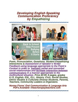 Preview of Sharing Feelings: ESL Empathizing Communication & Pronunciation Skills