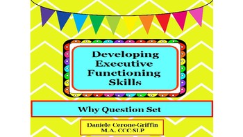 Preview of Developing Executive Functioning Skills- Why Question Set