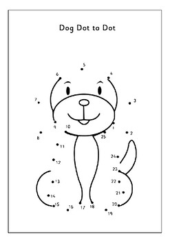 Developing Fine Motor Skills with Animals Dot to Dot Coloring Pages for ...