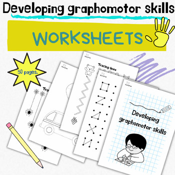Preview of Developing Graphomotor Skills, Visual Motor Worksheets, Preschool Activities